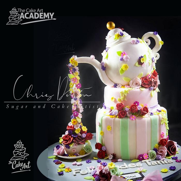Teapot 3D Cake