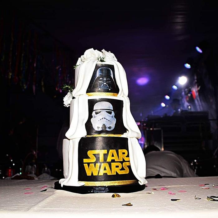 Star wars wedding cake