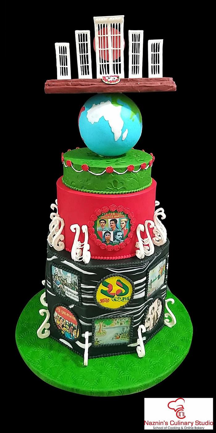 Shahid Minar Cake