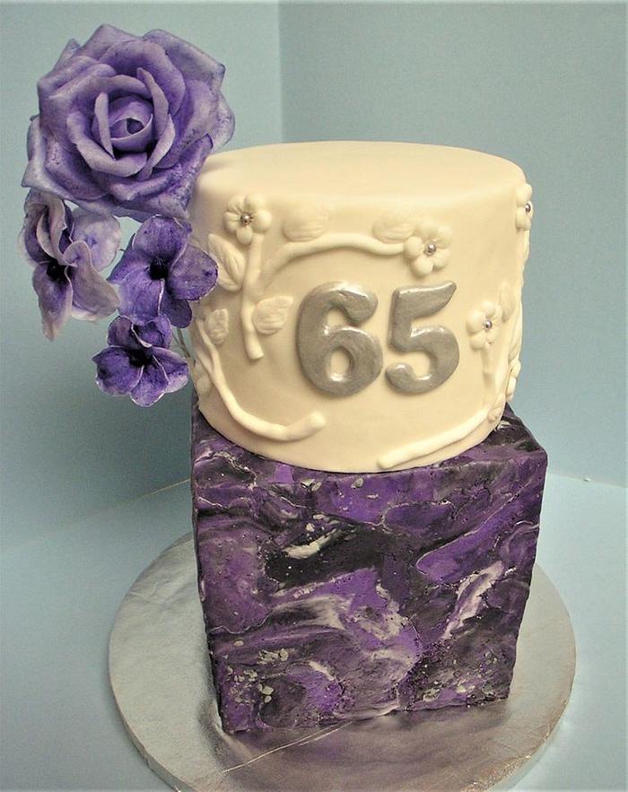65th Birthday Cake