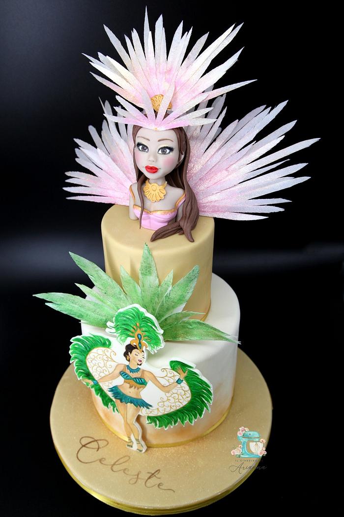 Cake for a Brazilian dancer!!!