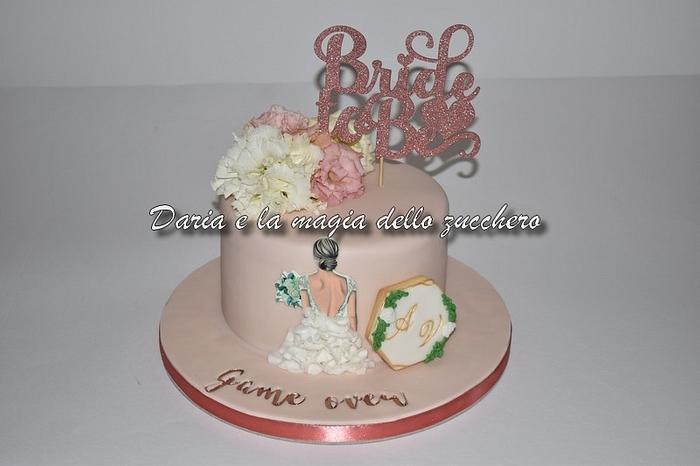 bride to be cake