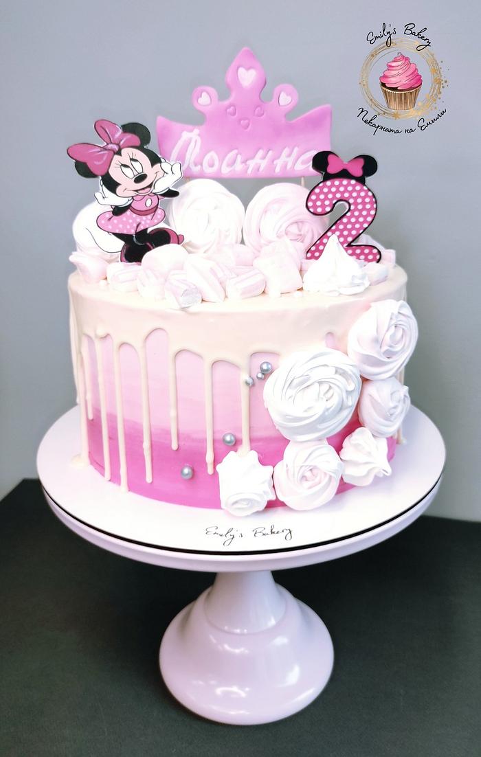 Minnie Mouse Cake - Rheds Indulgence - Exclusive cake loaves, cake slices,  bespoke cakes, kiddies' cakes, and more