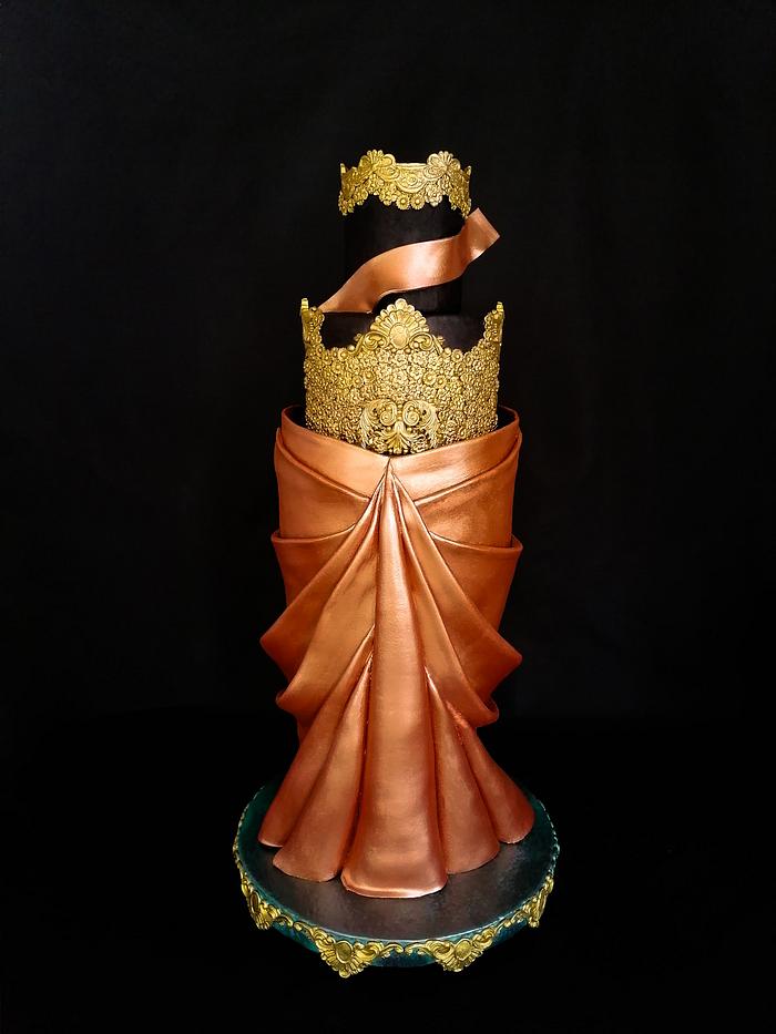 Indian Coture Ethnic Wear A Cake Collaboration