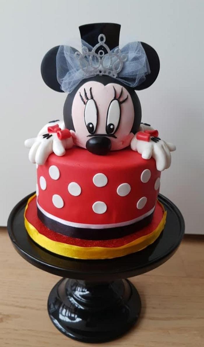 Two faces mouse cake