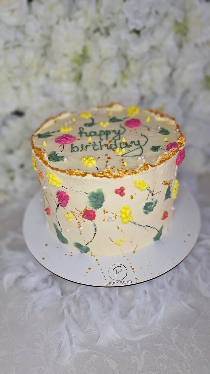 Cake for birthday 