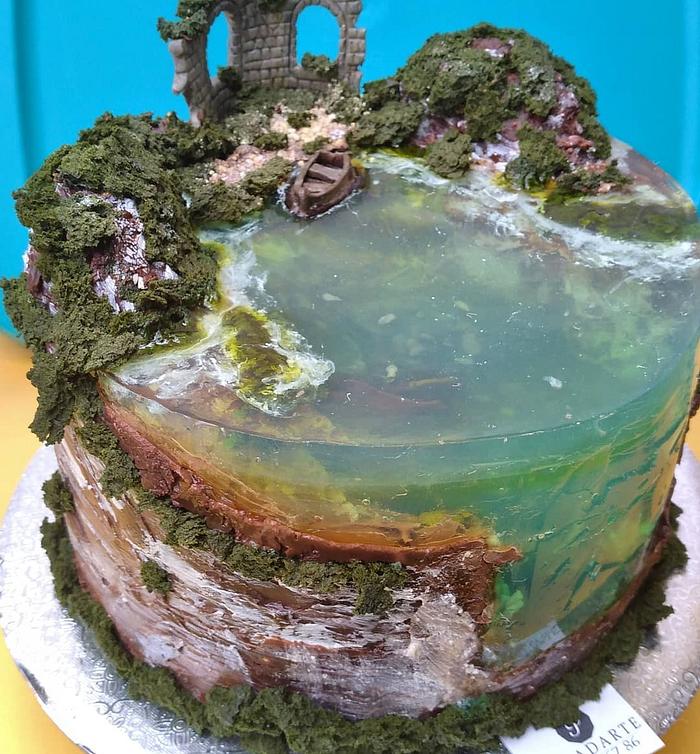 Jelly Island Cake