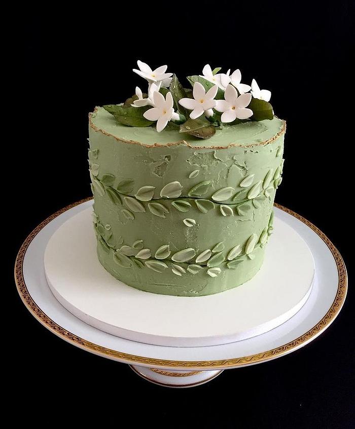 Birthday floral cake
