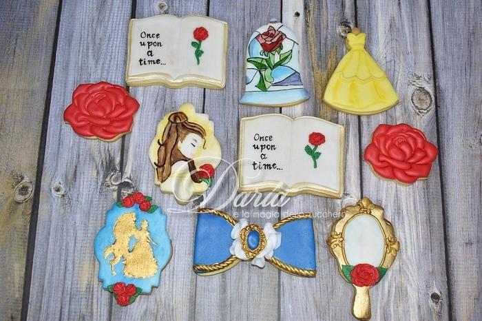 The beauty and the beast cookies