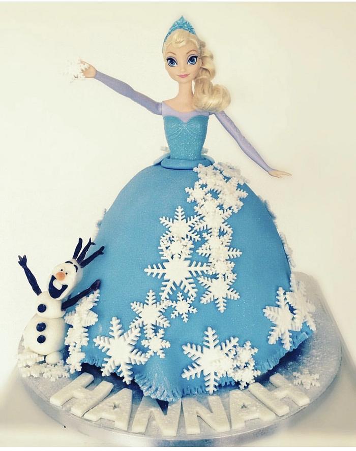 Frozen Doll Cake