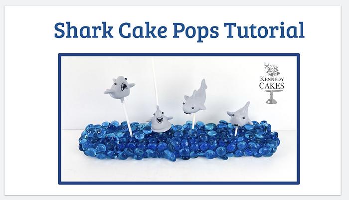 Shark Cake Pops Tutorial