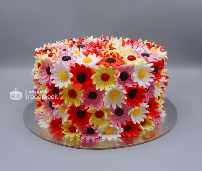 Flower cake 