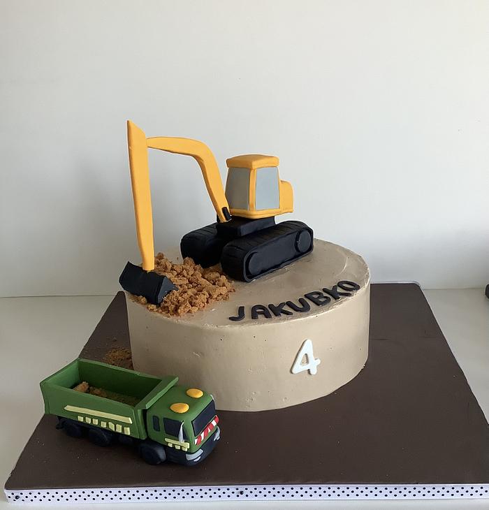 Cake with cars