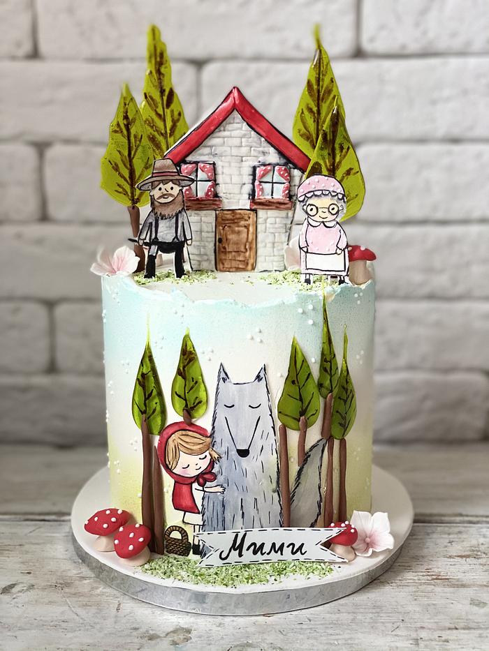 Little red riding hood cake