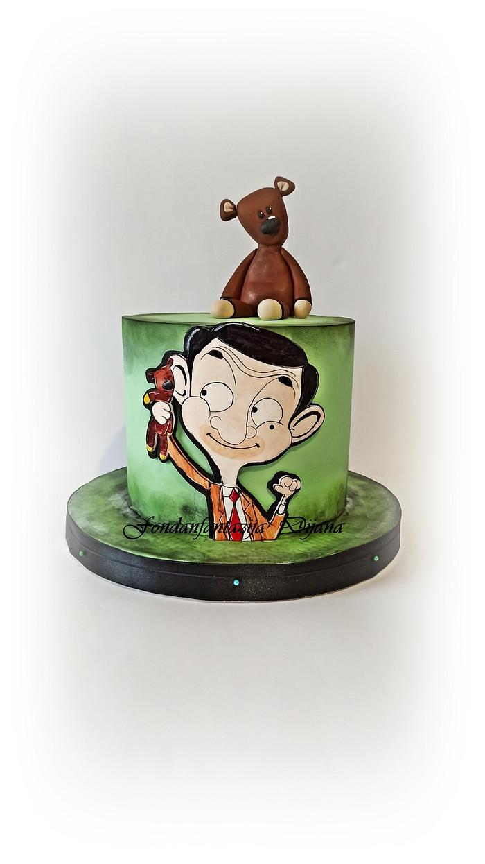 Mr. Bean themed cake