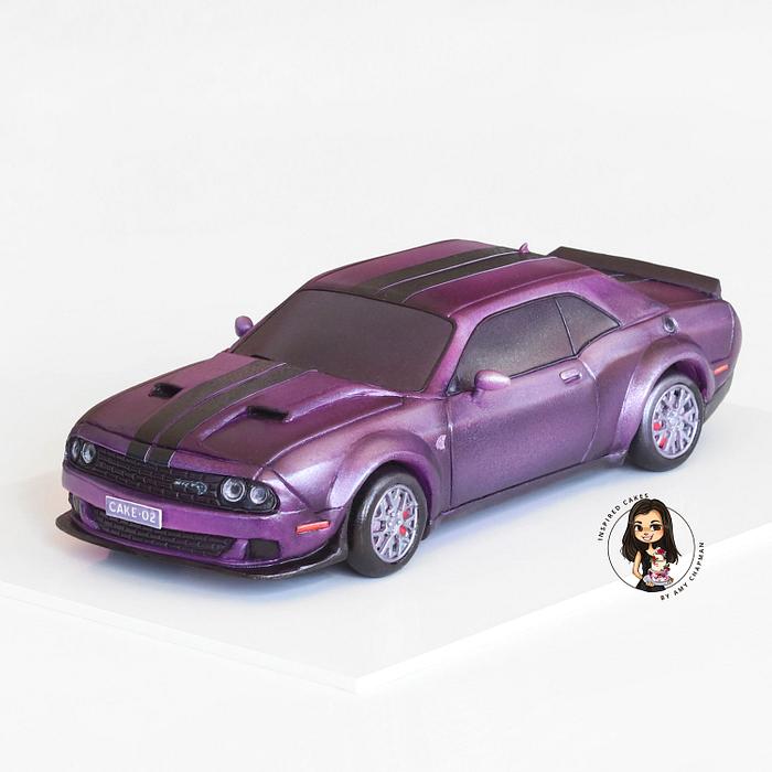 Dodge Challenger Car Cake - Inspired Cakes by Amy