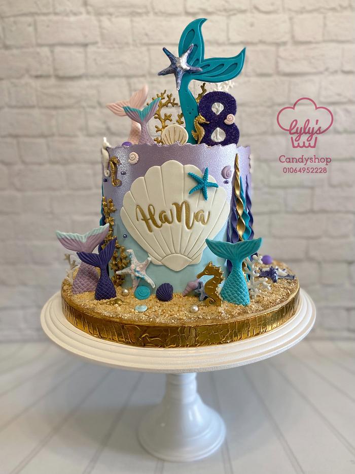 Mermaid Cake 🧜‍♀️