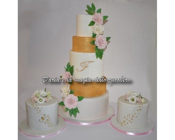 English rose cake