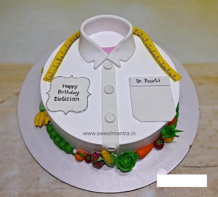 Cake for Dietician - Decorated Cake by Sweet Mantra - CakesDecor