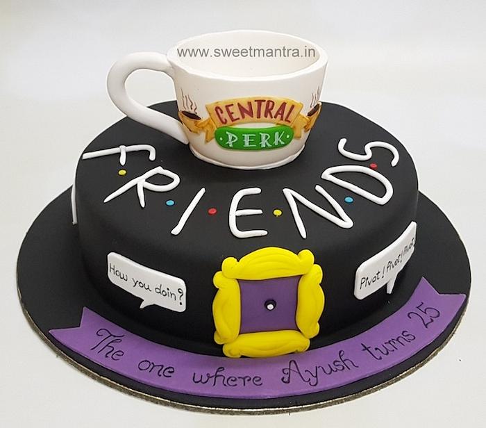 FRIENDS Quotes design cake