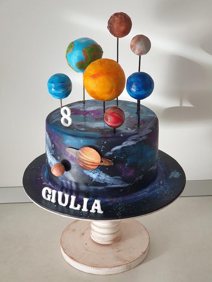 Planets cake.