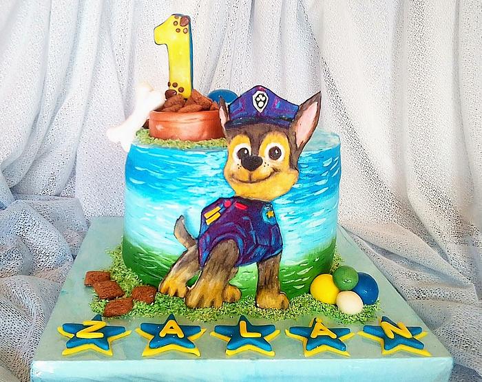 Chase ... Paw patrol ? - Decorated Cake by Édesvarázs - CakesDecor