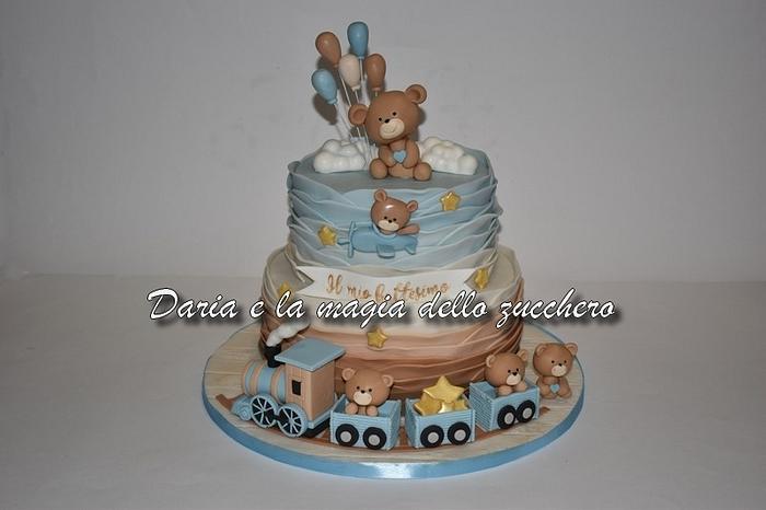 Teddy bears cake