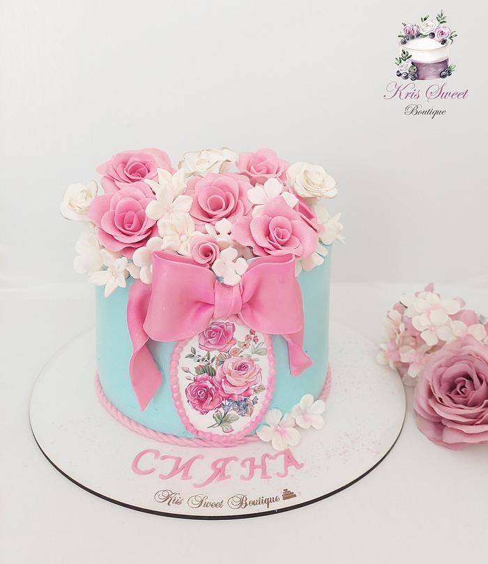 Rose cake 🎂 