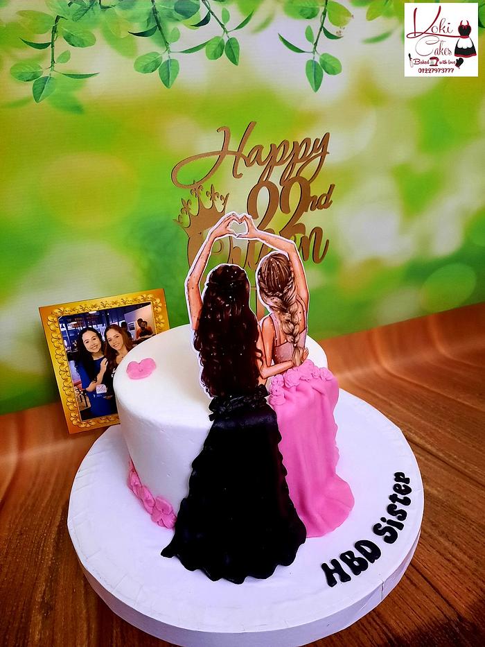 Friends Fondant Birthday Cake - Rashmi's Bakery