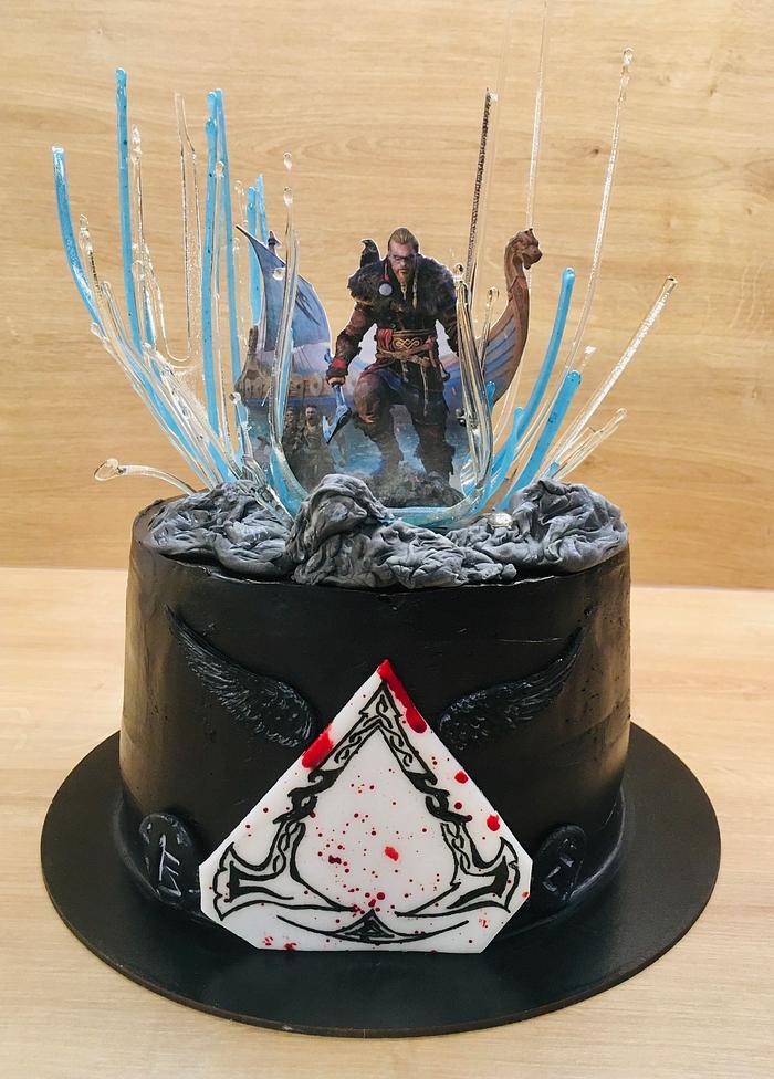 Assassin’s  Creed Valhalla cake