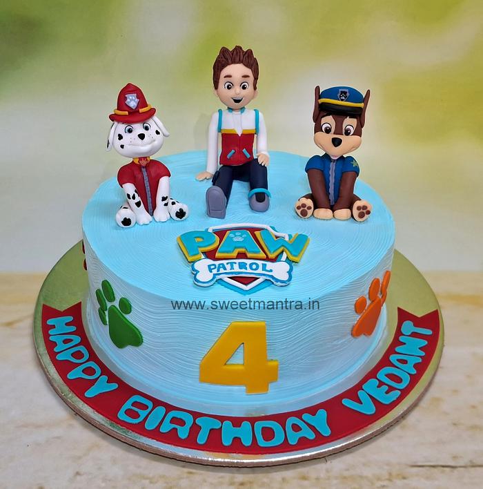 Paw Patrol theme cake