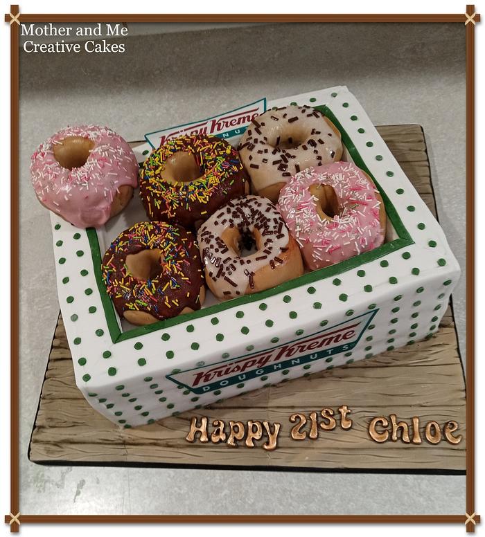 Krispy Kreme Illusion Cake