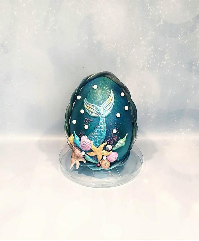 Mermaid Easter chocolate egg