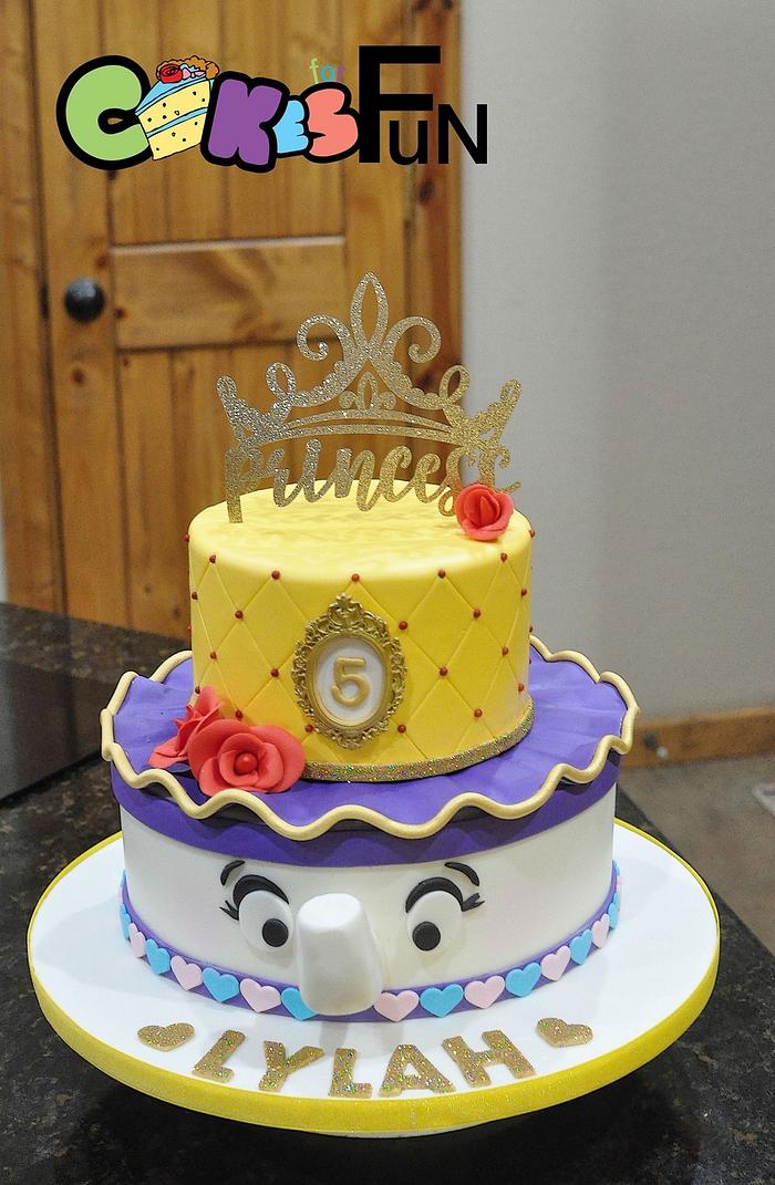 Beauty and The Beast themed cake