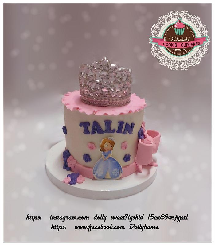 Princess Sofia cake 