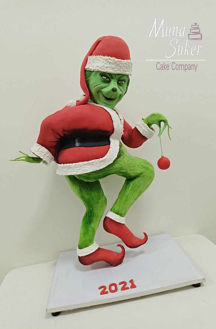 the grinch cake