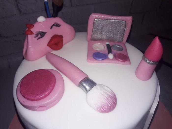 Make up fondant toppers