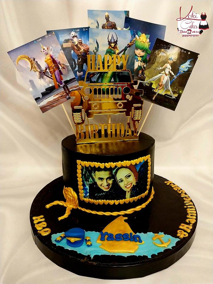 "Birthday & Anniversary cake"