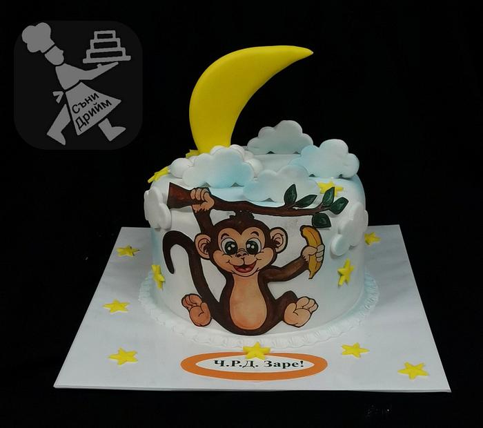 Cake with Monkey