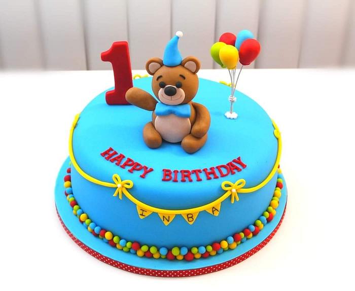 1st Birthday Theme Cake