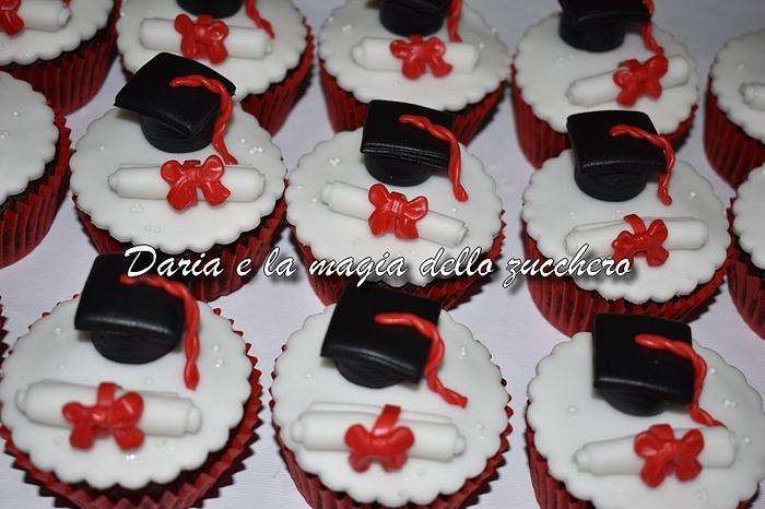 Graduation cupcakes