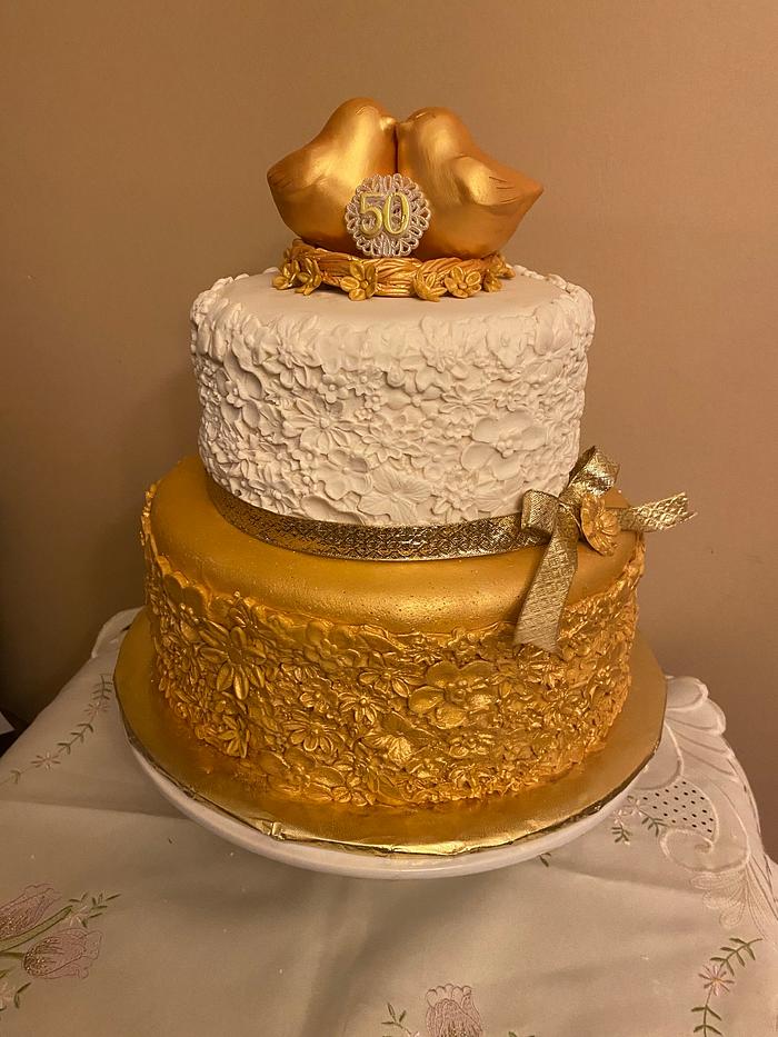 My 50th Anniversary Cake