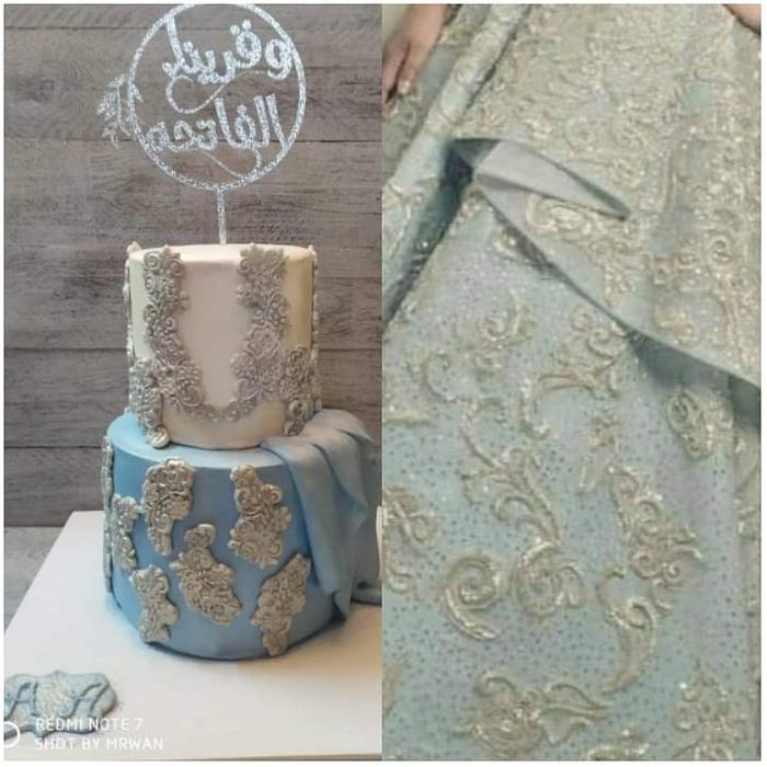 Engagement Cake by lolodeliciouscake 💙