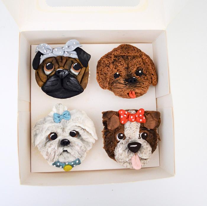 Puppy cupcakes 