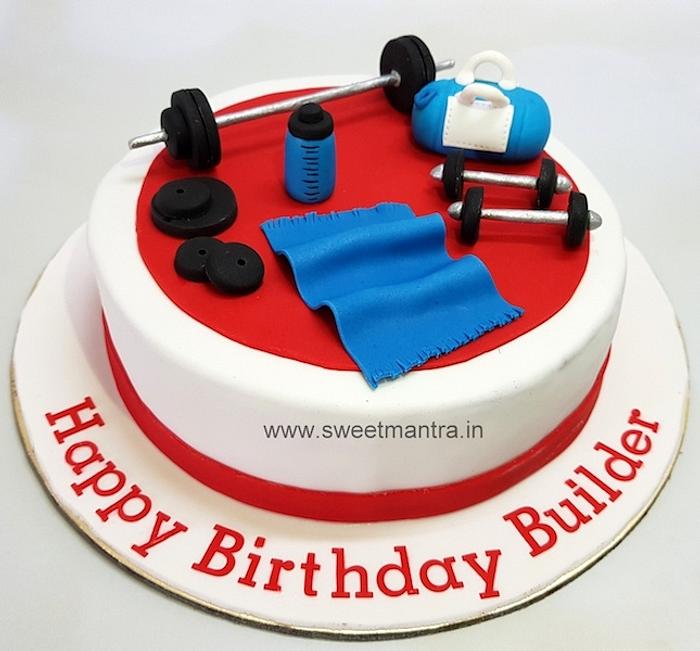 Naina's Bakery - 💁Looking for a cool gym cake design?... | Facebook
