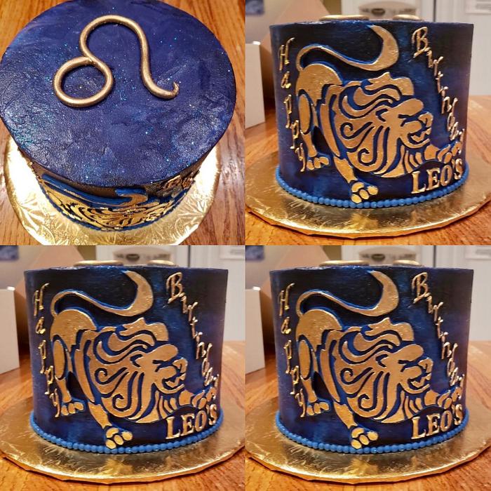 Leo Birthday cake