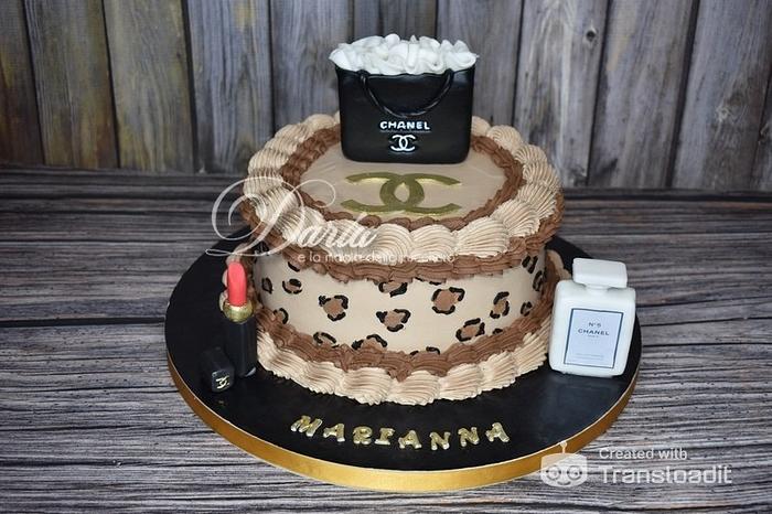 Leopard cake