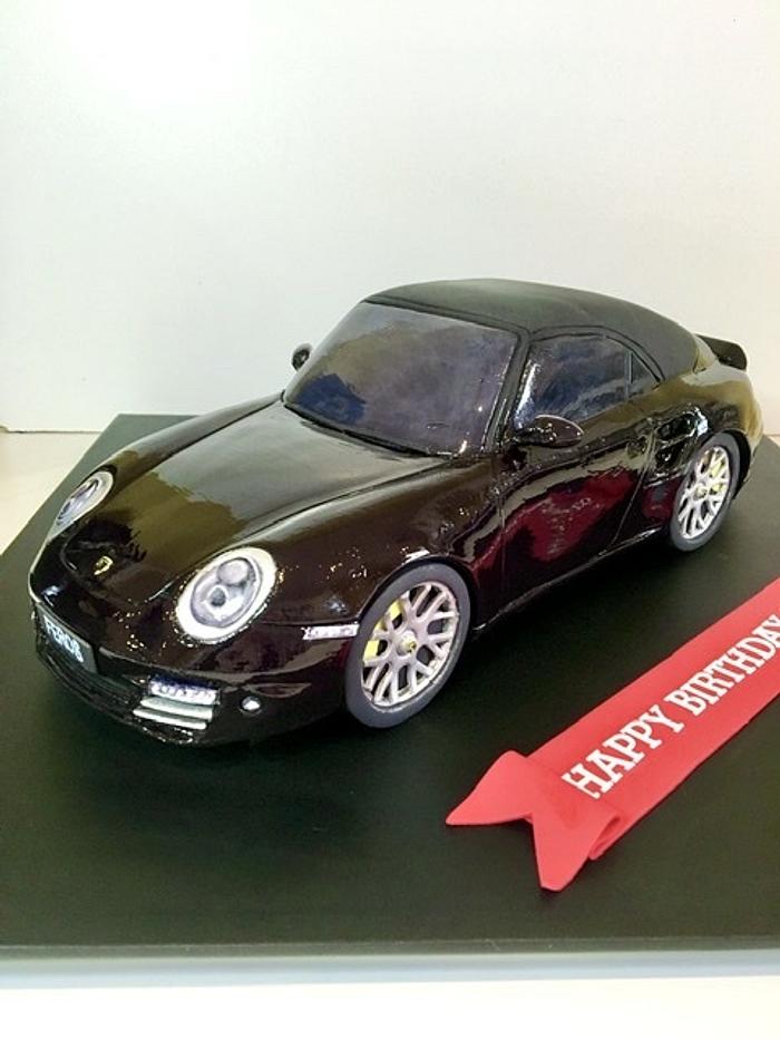 Porsche 997 turbo 2 3D cake  