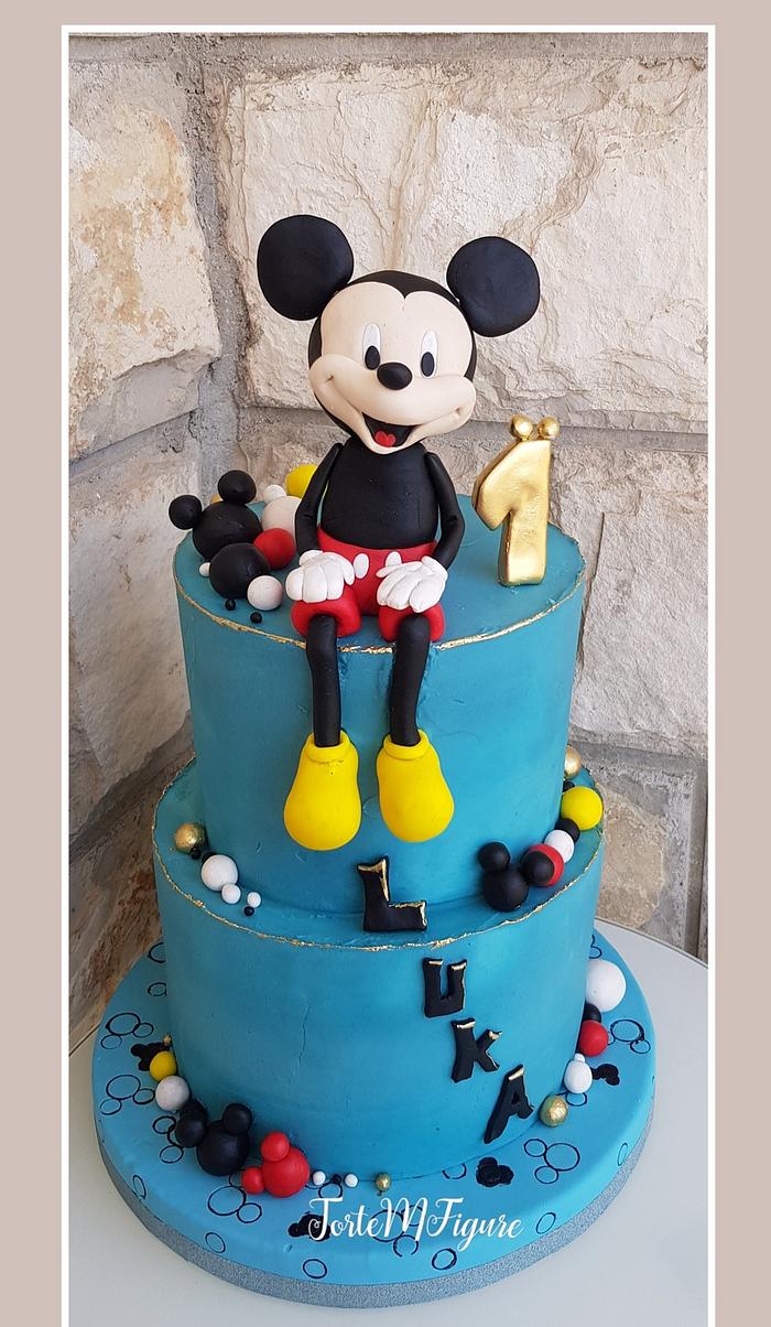 Mickey mouse bday cake