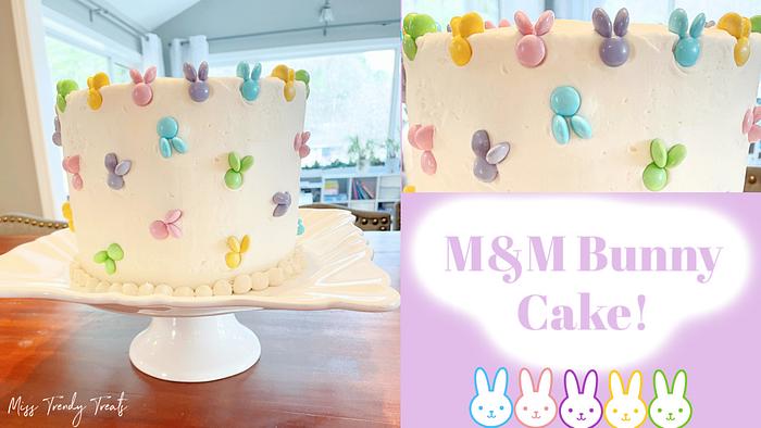 EASY-MODE M&M BUNNY CAKE!